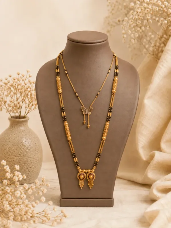 Gold mangalsutra