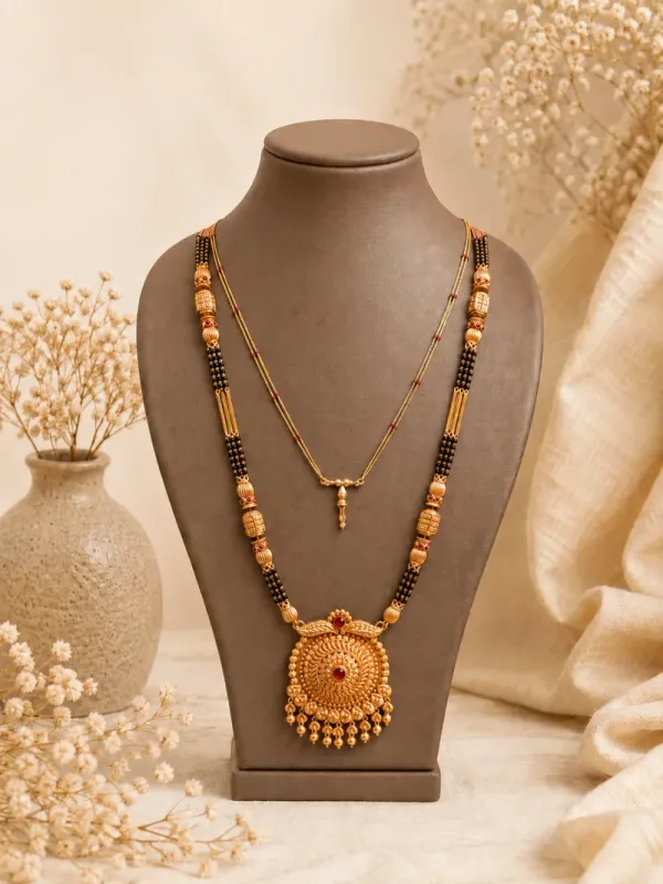 Gold mangalsutra