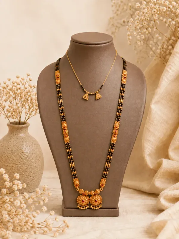 Gold mangalsutra
