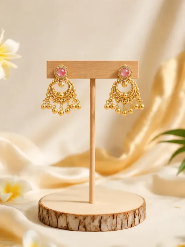 Gold earring
