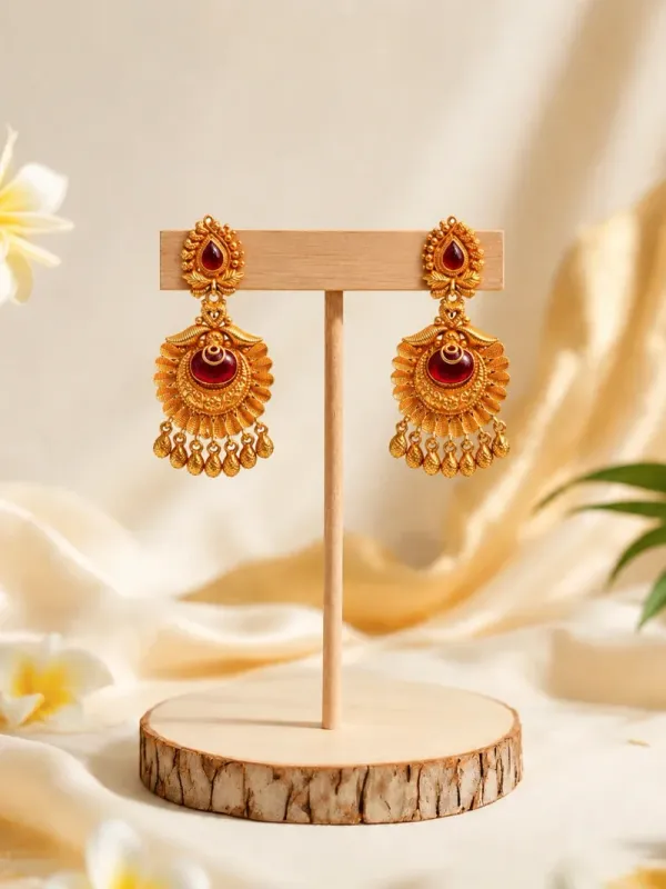 Gold earring
