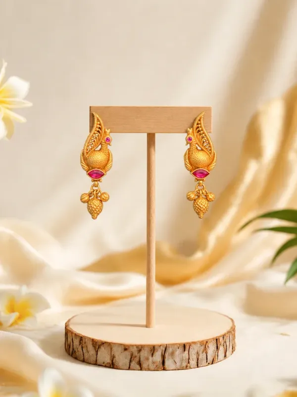 Gold earring