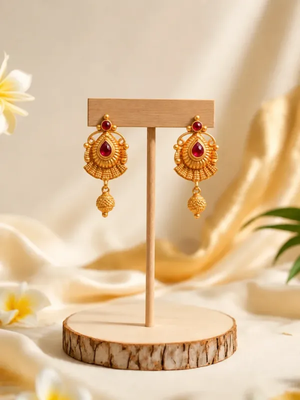 Gold earring