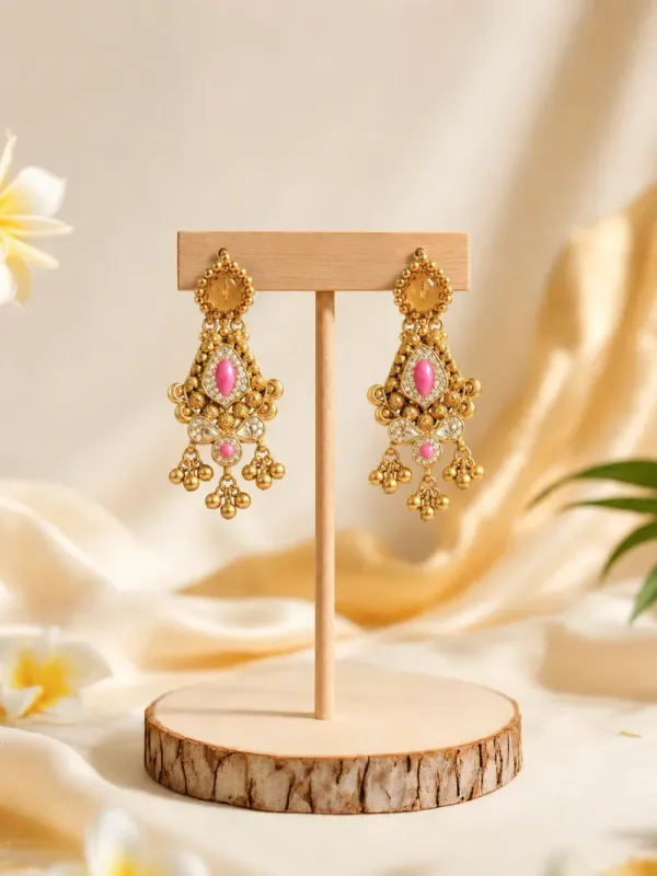 Gold earring