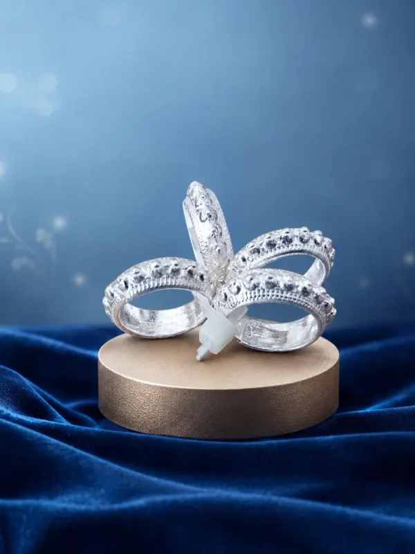 Silver earring