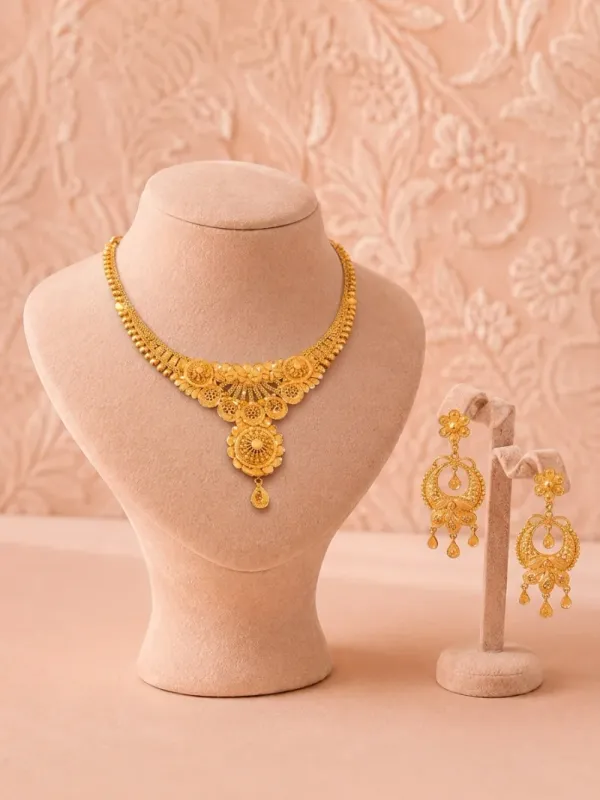 Trending Gold Necklace Design 1
