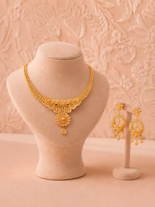 Gold necklace