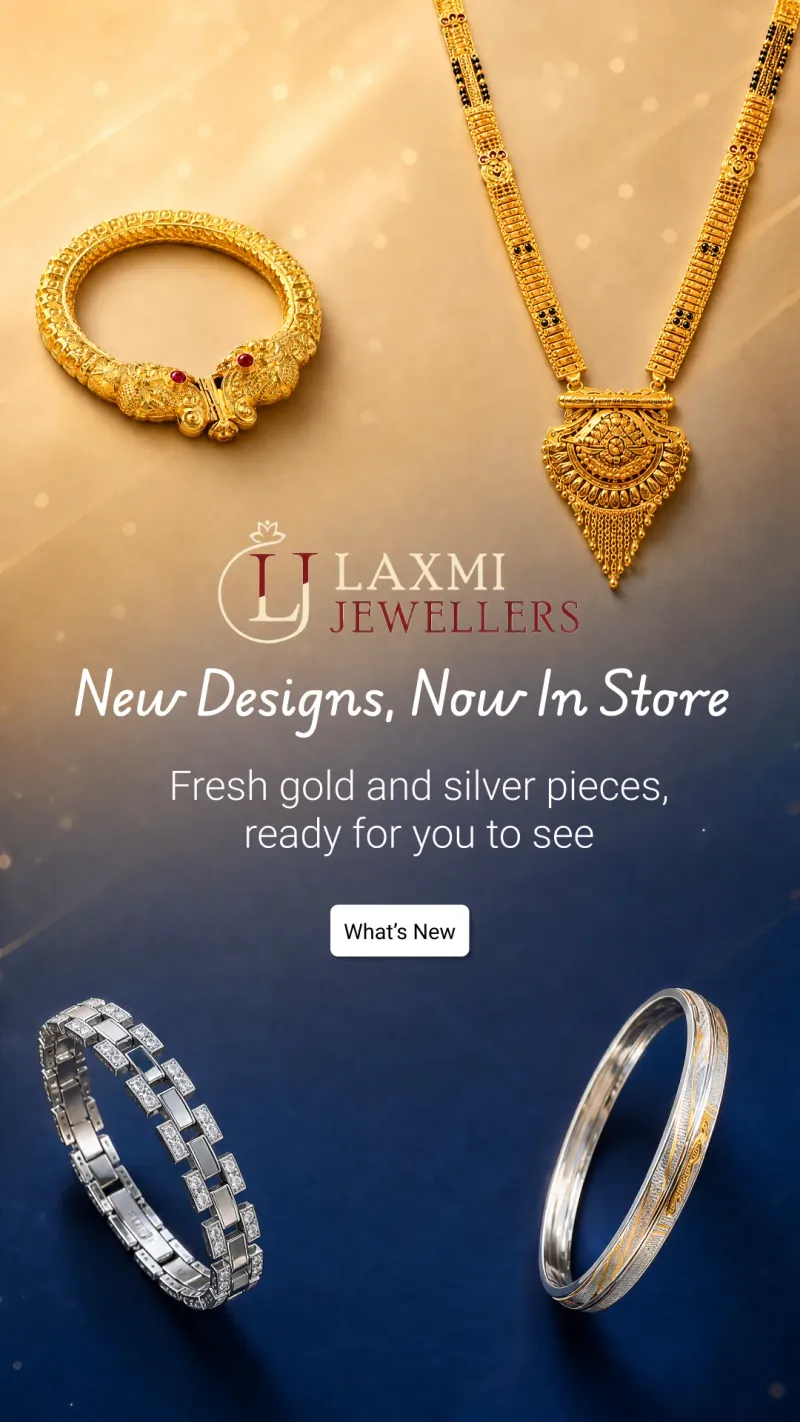 Antique Gold Jewellery Set & 9K Gold Banner